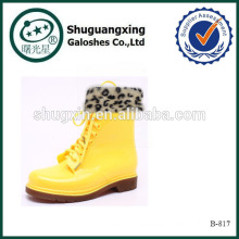 ladies sex rubber rain boots rain boot rubber custom/B-817